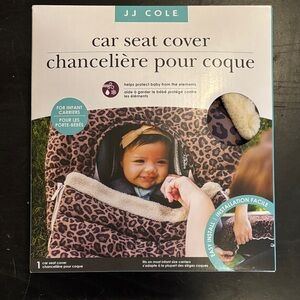 JJ Cole Leopard Print Car Seat Cover